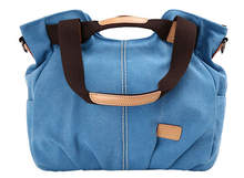 fashion designed casual canvas women messenger bags shopping handbags korea edition canvas handbag