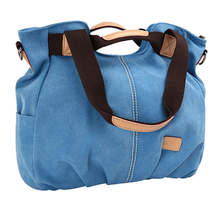 fashion designed casual canvas women messenger bags shopping handbags korea edition canvas handbag