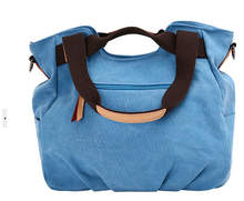 fashion designed casual canvas women messenger bags shopping handbags korea edition canvas handbag