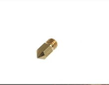 1pcs Makerbot 0.4mm head brass nozzle for 3d printer accessories MK8 1.75mm PLA ABS consumables