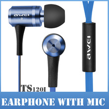 Brand ZT120i In Ear Smart Phone Earphone With Mic Metal Microphone Headphone Headset For iPhone JIAYU