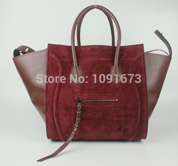 2014 Top Level Original Leather Phantom Tote Women s Leather Handbags Genuine Leather Smile Face Bag