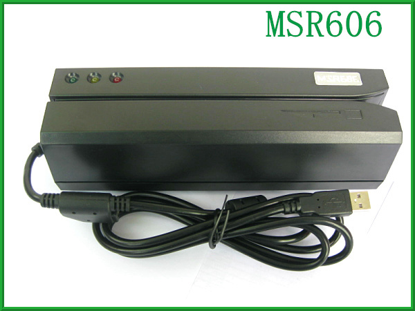 MSR USB magnetic stripe card reader writer MSR606 encoder 100% cpmpatible with MSR206 software