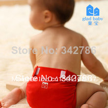 Freeshipping Gladbaby cloth diaper 100 cotton soft breathable leak proof pocket diapers urine pants diaper pants