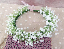 Hot Sale New Hair Garland and Bracelet Beach Bride Bridesmaid Wedding Wreath Floral Flower Festival Holiday