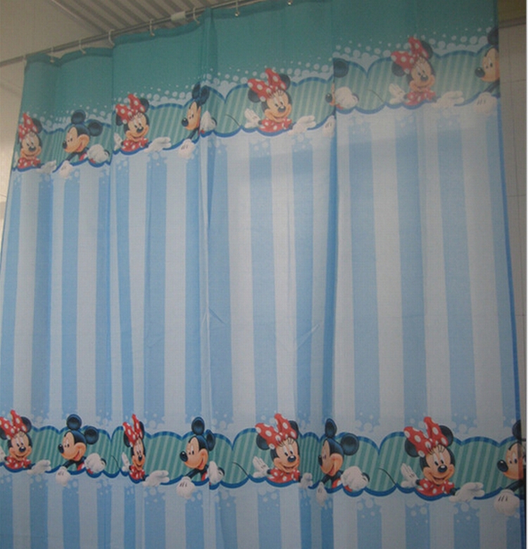 Mickey Mouse Fabric Shower Curtain Mickey Mouse Flannel Fabric