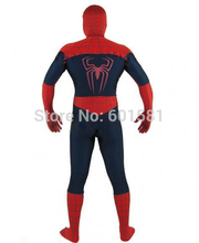 1pcs moda HALLOWEEN Cosplay amazing Spiderman 2 Costume Spandex high Elasticity Spiderman Costume for halloween party