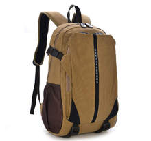 The new 2014 strap bump color canvas leisure men and women backpack new laptop bag fashion