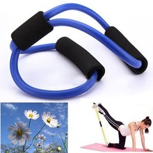 1 pcs Resistance Exercise Elastic Band Tube Weight Control Fitness Equipment For Yoga free shipping