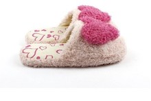 Love at home slippers candy color lovely home shoes autumn and winter thickening thermal slippers