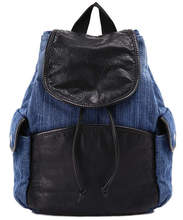 The new double shoulder leisure canvas bags travel female genuine leather decoration bag school students backpack