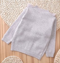 girls sweater coat o neck collar jacket computer knitted casual dress jersey sweaters kids children clothing
