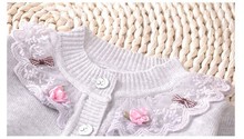 girls sweater coat o neck collar jacket computer knitted casual dress jersey sweaters kids children clothing