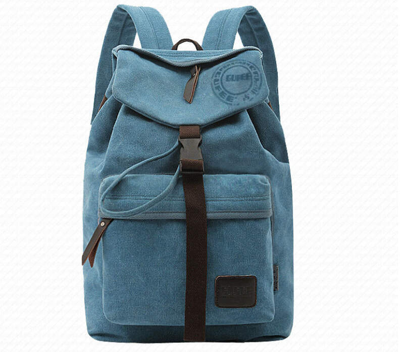 2014 new double shoulder leisure bags travel female canvas school students backpack sports traveling bag