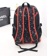 So Hot new high school female backpack canvas catoon pattern bag fashion school students sweet elegent