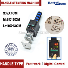 S57A Branding machine leather printer Creasing machine hot foil stamping machine marking press embossing machine 5x7cm