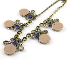 New Shourouk Fashion Necklaces for Women 2014 Multi Color Honey Bee Statement Necklaces Pendants