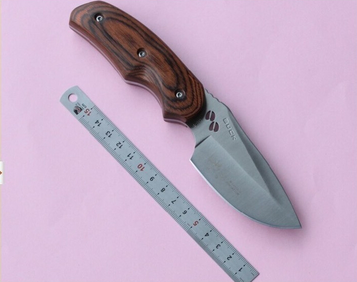 2014 Hot Sale Promotion Fixed Blade Hunting Knives Elk Outdoor Knife A Small Straight Knife free