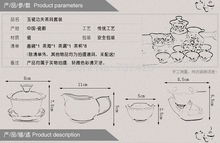 HOT high quality 13PCS LOT white ceramic tea sets coffee sets kung fu porcelain drinkware tea