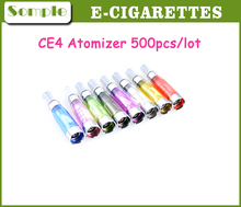 Wholesale Price CE4 Clearomizer 1.6ml CE4 Vaporizer Atomizer For E-Cigarette E Cig Ego T Battery Free DHL (500*CE4 Atomizers)