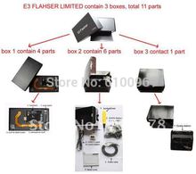 E3 FLASHER Limited edition Dual Boot with Slim Power Switch and ESATA STATION,including 11 accessories parts