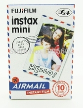 Fujifilm Instax Mini Film 10 sheets Airmail Instant Photo Camera 7S 8 25 50S 90s Free Shipping