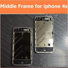 Best quality for iphone 4s middle frame full parts assembly bezel mobile housing middle board chassis cell phone accessory parts