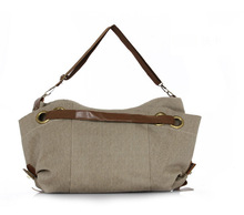 New vintage women canvas messenger bag of Super Large Shoulder Bag Handbag Institute wind free shipping