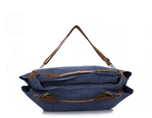 New vintage women canvas messenger bag of Super Large Shoulder Bag Handbag Institute wind free shipping