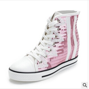 New 2014 hot sales canvas shoes tall style classic Canvas Shoes Lace up women Sneakers lovers