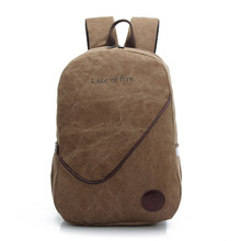 Hot!! Unise canvas backpack for man brand casual canvas school backpack women tourism sports shoulder bags laptop bag