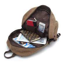 Hot Unise canvas backpack for man brand casual canvas school backpack women tourism sports shoulder bags