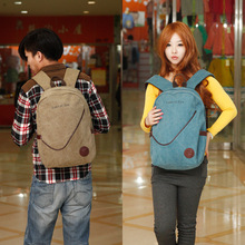 Hot Unise canvas backpack for man brand casual canvas school backpack women tourism sports shoulder bags