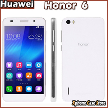 4G Original Huawei Honor 6(H60-L02) 3GB+16GB/32GB 5.0” Android 4.4 SmartPhone Kirin920 Octa Core 1.3GHz Dual SIM LTE&WCDMA&GSM