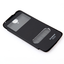 Protective Flip Cover For Lenovo S820 Smartphone Black