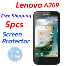 5pcs lot New Anti scratch CLEAR LCD Lenovo A269 Screen Protector Guard Cover Film For Lenovo