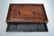 43cm 28cm 5 5cm brown solid wooden tea tray 2014 Chinese exquisite household tea board tableware