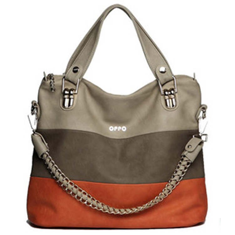 Brand OPPO bags Hot new arrival women s handbag fashion one shoulder big bags color match