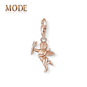 2014 Sale Hotselling Diy Ts Fashion Charms Rose Plated Wholesale Jewelry Cupid Match up Pendant Ts91280r
