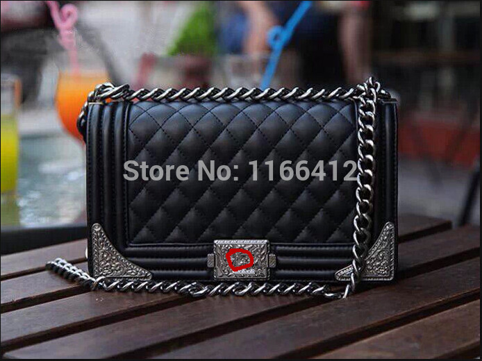 2014 New ll bag leboy court shall LE BOY quality sheepskin Lingge chain handbag shoulder diagonal