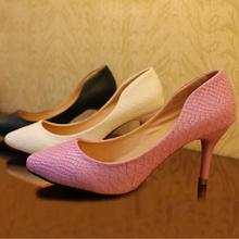 2014 New Sexy D’Orsay Pointed Toe Red Bottom High Heels OL Women Pumps Wedding Shoes Dress Shoes Woman White Black Purple