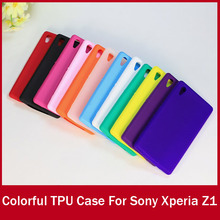 Soft Silicone Cover For Sony Xperia Z1 Case Fresh Colorful Cheap Case For sony_xperia z1 Cell Phone Accessory