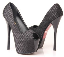 New 2014 Sexy Women Pumps Red Bottom High Heels 16CM Heels 6cm Platforms Ladies Stilettos Black