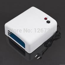 New 36W 220V Nail Art UV Salon Gel Curing Tube Light Dryer 4 X 9W Lamp