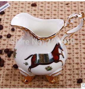 Luxurious ceramic coffee set ou ma tea pot of ceramic coffee cups and saucers gift set