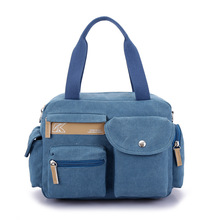 2014 New arrival women messenger bag canvas school bag small satchel fashion women s simple canvas