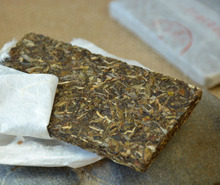 Raw Puer Tea, convenient packing, 50g puerh tea brick, ancient tree pu’er tea,yunnan sheng cha free shipping