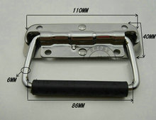 2 Pieces 110 x 40mm Spring Loaded Hardware Puller Boxes Door Chest Handles