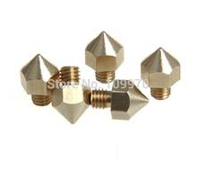 Extrusion Head Hotend M6 Nozzle 0.2mm/0.3mm/0.4mm For Ultimaker 3D Printer 3.0MM Filament 100pcs DHL/FEDEX free shippment