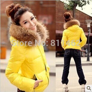 2014 Women s Thickening collars cotton padded jacket short jacket Cultivate one s morality cotton